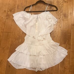 Mustard Seed White Elegant Dress